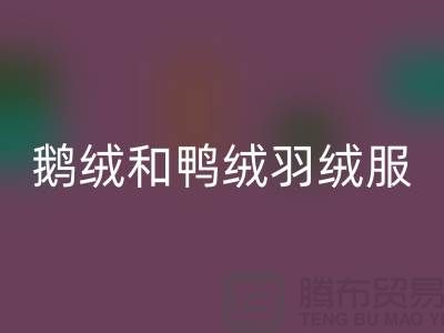 鵝絨和鴨絨羽絨服哪個更保暖——海寧羽絨收購廠家