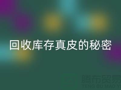 獨家揭秘：回收庫存真皮的行業秘密