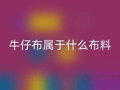 牛仔布屬于什么布料類型？從面料特性到清貨渠道全解析